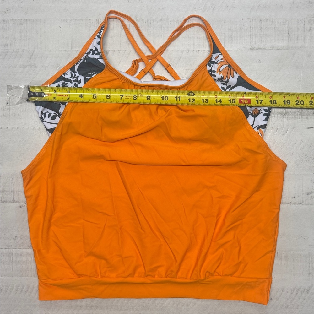 Blouson Double Up Tankini Top with boys shorts Two Piece Bathing Suits swimsuit - Picture 3 of 11